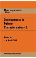 Developments in Polymer Characterisation