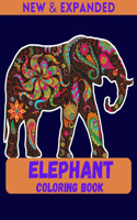 Elephant Coloring Book (New & Expanded): A very fun book with relaxing coloring pages for Kids