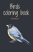 Birds coloring book