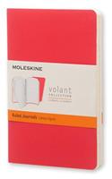 Moleskine Pocket Volant Geranium Red/scarlet Red Ruled Journal