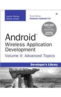 Android Wireless Application Development Volume II Barnes & Noble Special Edition: Advanced Topics