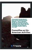 Communist Infiltration of Hollywood Motion-Picture Industry