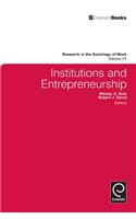 Institutions and Entrepreneurship