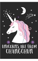 Unicorns Are From Changchun: A Blank Lined Journal for Sightseers Or Travelers Who Love This City. Makes a Great Travel Souvenir.