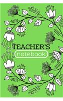 Teacher's Notebook: Blank Lined Notebook