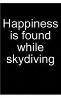 Happiness = Skydiving