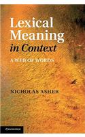 Lexical Meaning in Context