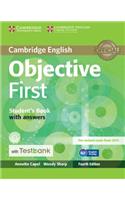Objective First Student's Book with Answers with CD-ROM with Testbank: (Objective)