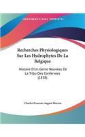 Recherches Physiologiques Sur Les Hydrophytes De La Belgique
