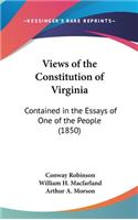 Views of the Constitution of Virginia