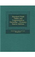 Standard Field Tables and Trigonometric Formulas