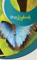 Ship Log Book: 50 Pages, 5.5 X 8.5 Beautiful Blue Butterfly