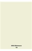 Beige Vehicle Maintenance Log