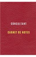 Carnet de Notes Consultant pour enregistrer les objectifs et les cibles, les clients, tâches, les activités quotidiennes et les réflexions, Historique