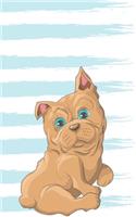 Internet Password Organizer: Discrete Internet Password Log Keeper: Cute Dog Puppy