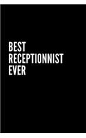 Best Receptionist: Gift for Coworker/Boss/Manager. Great meeting notebook.