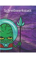 Schreibwerkstatt: Schneeflocken Matrix - XXL Planer Notizbuch (Größe: 8,5x 11 Zoll) für das kreative Schreiben und die Entwicklung komplexer Storys