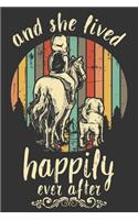2020 Week To View Dated Planner Diary: 6x9 Inches Paperback Horse Girl And She Lived Happily Ever After