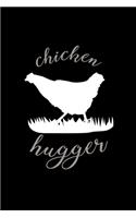 Chicken Hugger: 110 Game Sheets - SeaBattle Sea Battle Blank Games - Soft Cover Book for Kids for Traveling & Summer Vacations - Mini Game - Clever Kids - 110 Lined