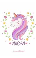 Unicorn Notebook: Unicorn Notebook for girls kawaii Unicorn