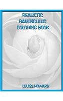Realistic Ranunculus Coloring Book: (29 Realistic Flowers of the World Coloring Book)