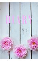 Diary: This Diary Consist of 100 pages 6 x 9 blank lined, compact to carry anywhere suitable for everyday use