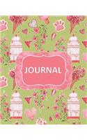 Fun Journal for Women (B&w Edition): Lined Pages to Write in - Green