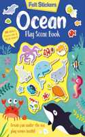 Felt Stickers Ocean Play Scene Book