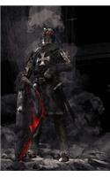 A Crusader Knight Of The Middle Ages In Battle Armour Notebook