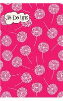 To-Do List Notebook Dandelions Pattern 3