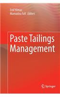 Paste Tailings Management