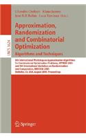 Approximation, Randomization and Combinatorial Optimization. Algorithms and Techniques