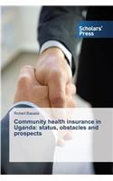 Community health insurance in Uganda