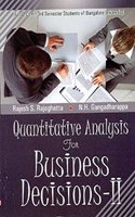 Quantitative Methods for Business-I BBA 1st Sem. Bangalore