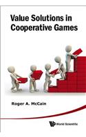 Value Solutions In Cooperative Games