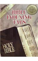 Bible Tab-Protestant-Slv & Blk: Classic Silver-Edged Bible Tabs