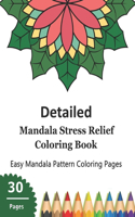 Detailed Mandala Stress Relief Coloring Book
