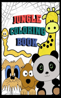 jungle coloring book: Animals kids coloring activity books - color hand drawn