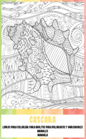 Libros para colorear para adultos para bolígrafos y marcadores - Mandala - Animales - Cáscara