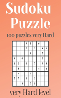 SUDOKU PUZZLE - Very Hard level: 100 Very Hard sudoku levels with answers - sudoku puzzle books for adults - sudoku Very Hard - sudoku puzzle books very hard - Sudoku puzzles for pr