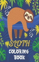 Sloth Coloring Book