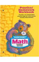 Harcourt Math Georgia Edition Practice/Homework Workbook