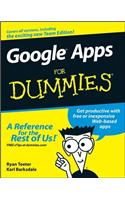 Google Apps For Dummies