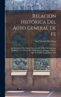 Relacion Histórica Del Auto General De Fe