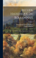 Recueil Historique Du Boulonnais