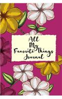 All my Favorite Things Journal