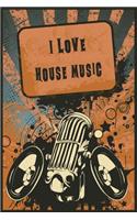 House Musik Notizbuch