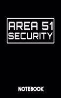 Area 51 Security Notebook