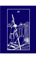 Six of Swords: Tarot Diary Log Book, Record and Interpret Readings, Lined Notebook Journal for Tarot Lovers