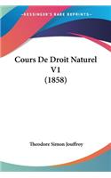 Cours De Droit Naturel V1 (1858)